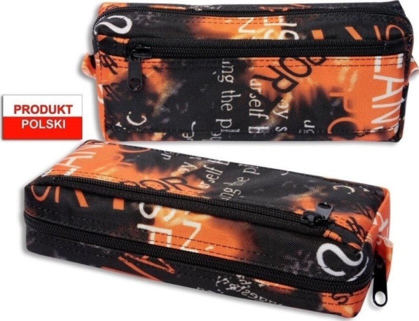 Warta Pennal Skolepenal War-1267 Sort Og Oransje Warta