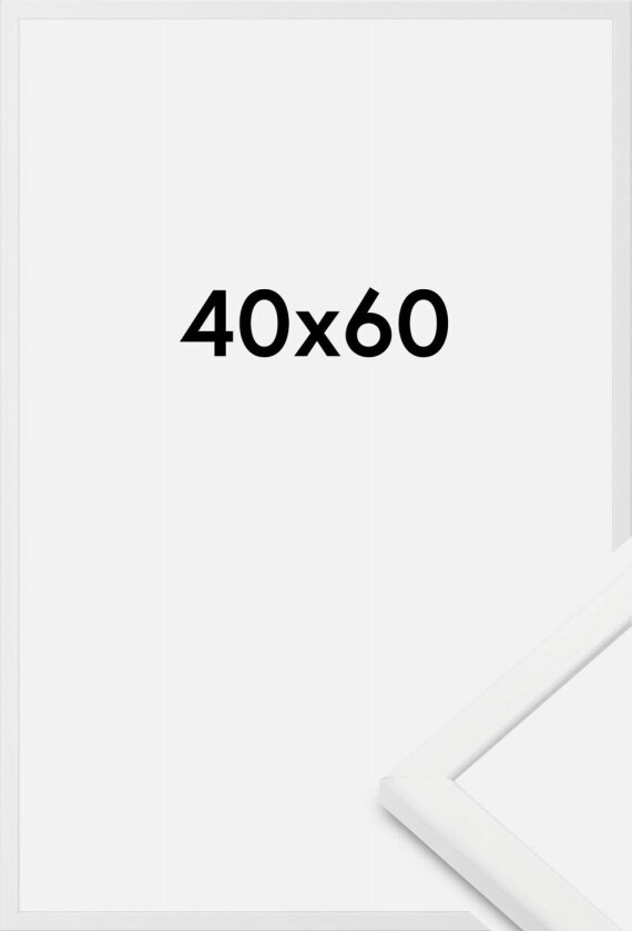 Ramme Kaspar Akrylglass Hvit 40x60 Cm