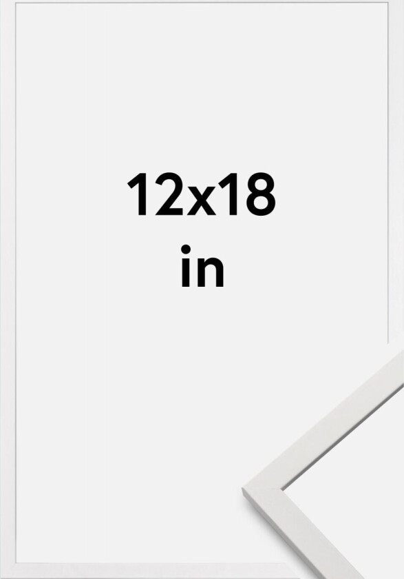 Ramme Edsbyn Akrylglass Hvit 12x18 Inches (30,48x45,72 Cm)