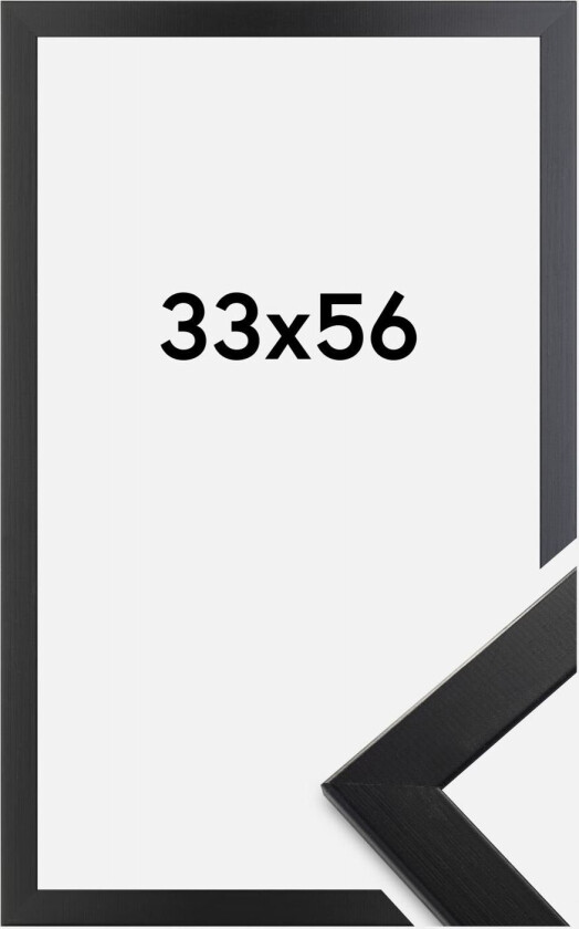 Ramme Trendline Akrylglass Svart 33x56 Cm