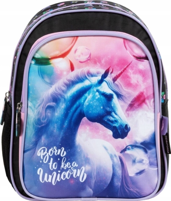 Ryggsekk 23X29x10 1 Zip 2 Pocket Unicorn 15 Derf