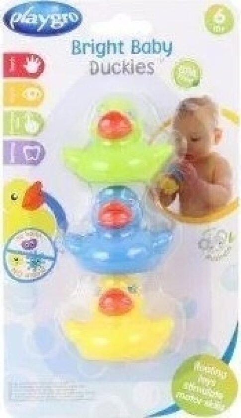 Helt Lukkede Badeleker Bright Baby Duckies, 0188411
