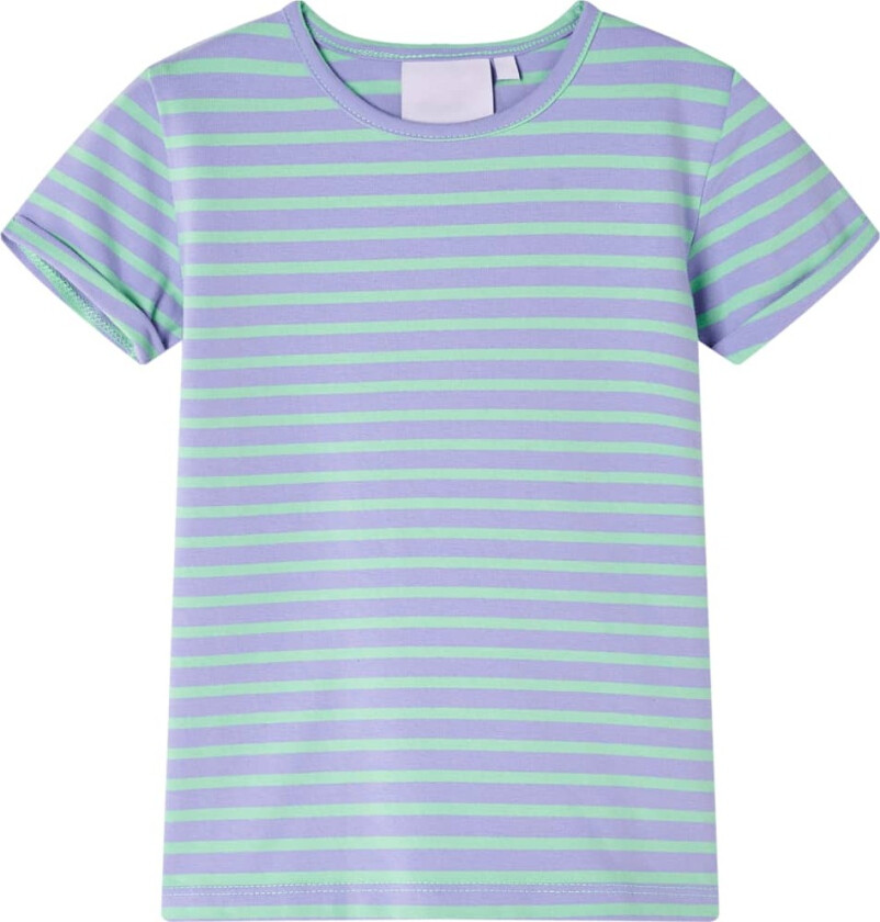 T-skjorte for barn knallmynte 128