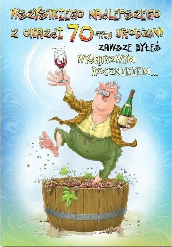 Gratulasjonskort Bursdag 70 Mf39