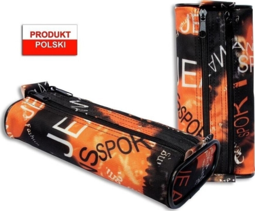 Warta Pennal Skolepenal War-1272, Oval, Svart Og Oransje