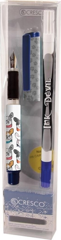 Cresco Go Pen Fyllepenn + Viskelær + 6 Patroner