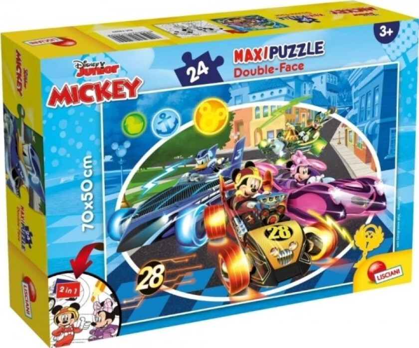 Puzzle Df Supermaxi 24 Mickey, 3 År