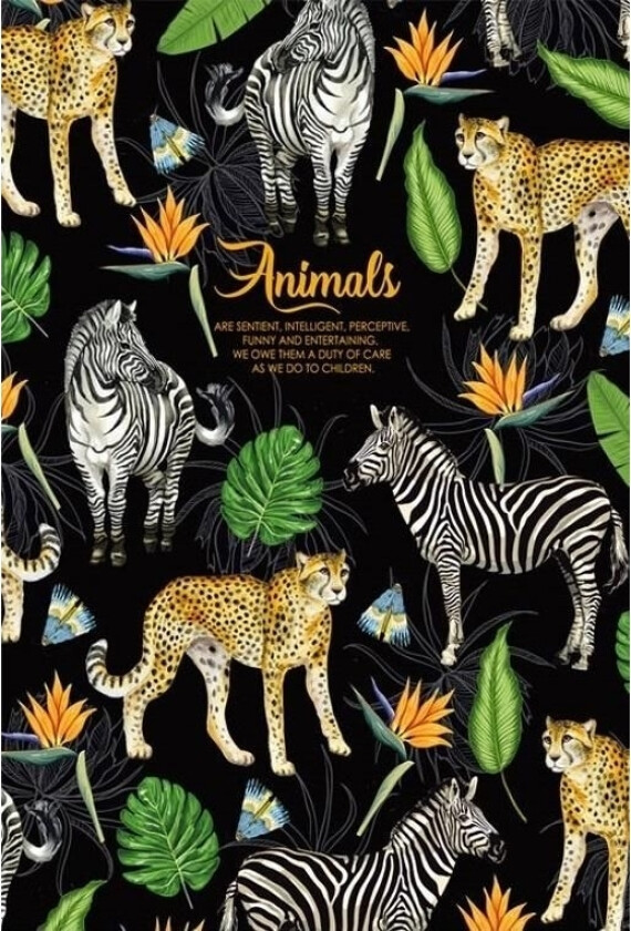 Fresh Dekorativ Notatbok 145X197/80K Tw Zebra Rutenett