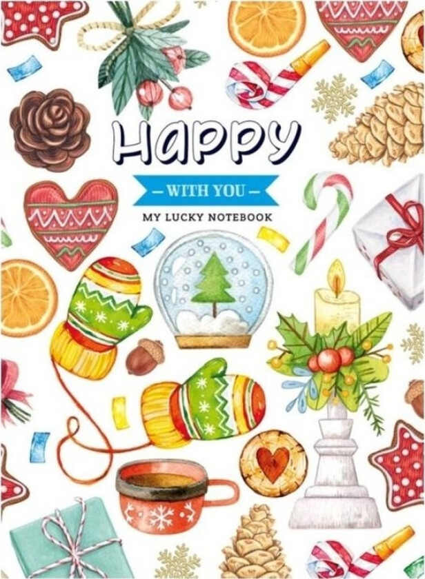 Fresh Dekorativ Notatbok 145X197/64K Rutenett Tw Happy