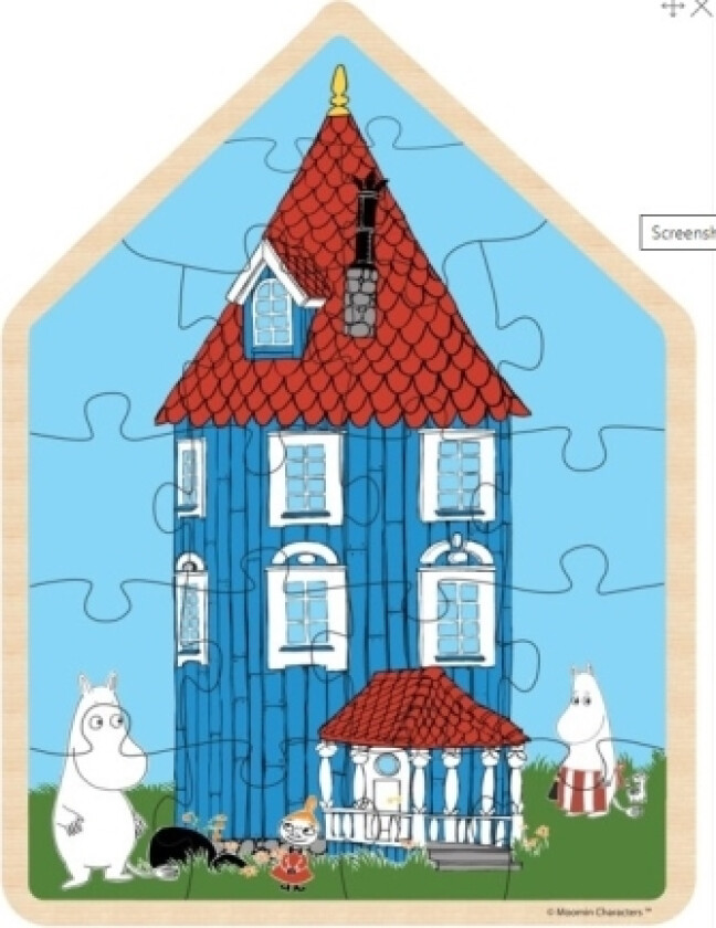 Mumin - Babypuslespill I Tre - Hus