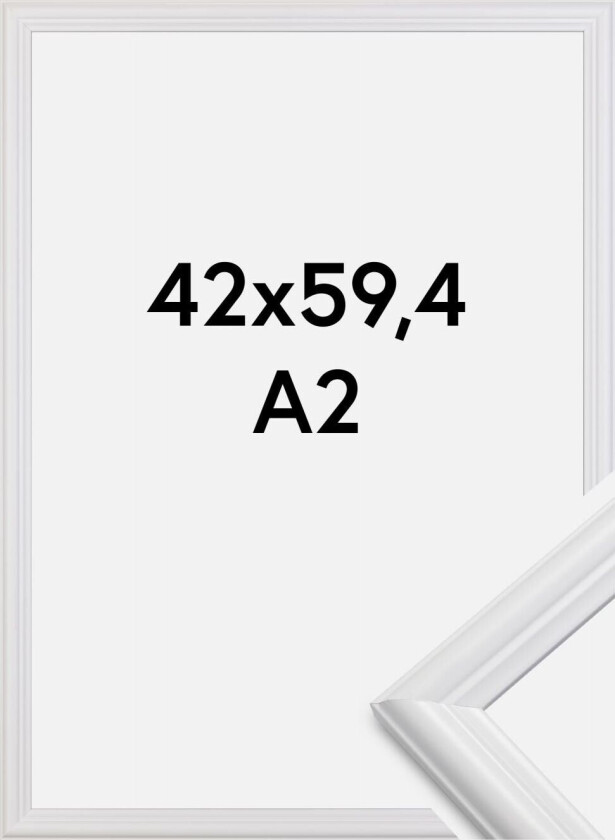 Ramme Siljan Hvit 42x59,4 Cm (A2)