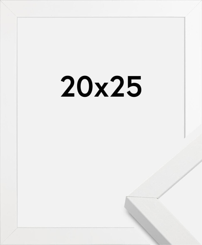 Ramme Amanda Box Hvit 20x25 Cm