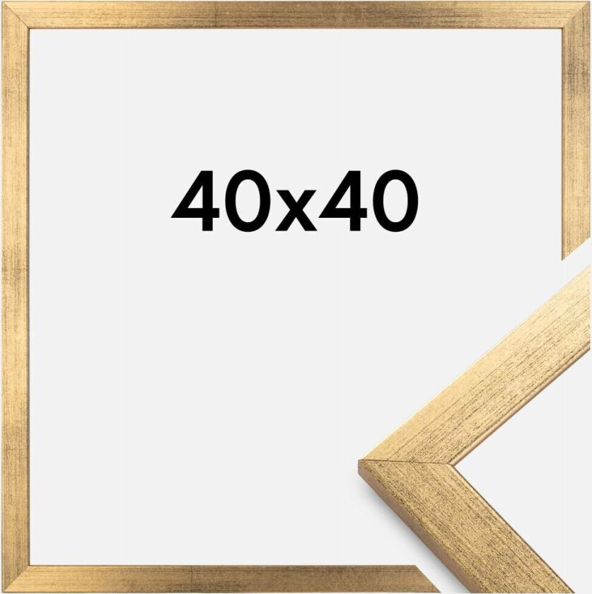 Ramme Stilren Akrylglass Gull 40x40 Cm