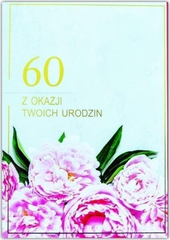 Gratulasjonskort 60-Årsdagen
