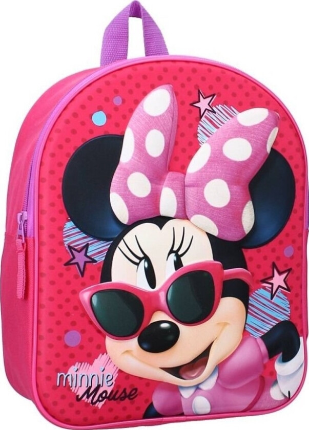 Vadobag Minnie Mouse Mickey Ryggsekk 3D Barnehageryggsekk
