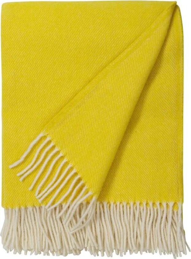 Mono pledd, ull sulphur (gul)