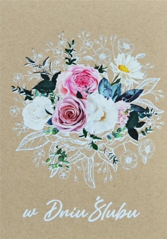 Bryllup Gratulasjonskort