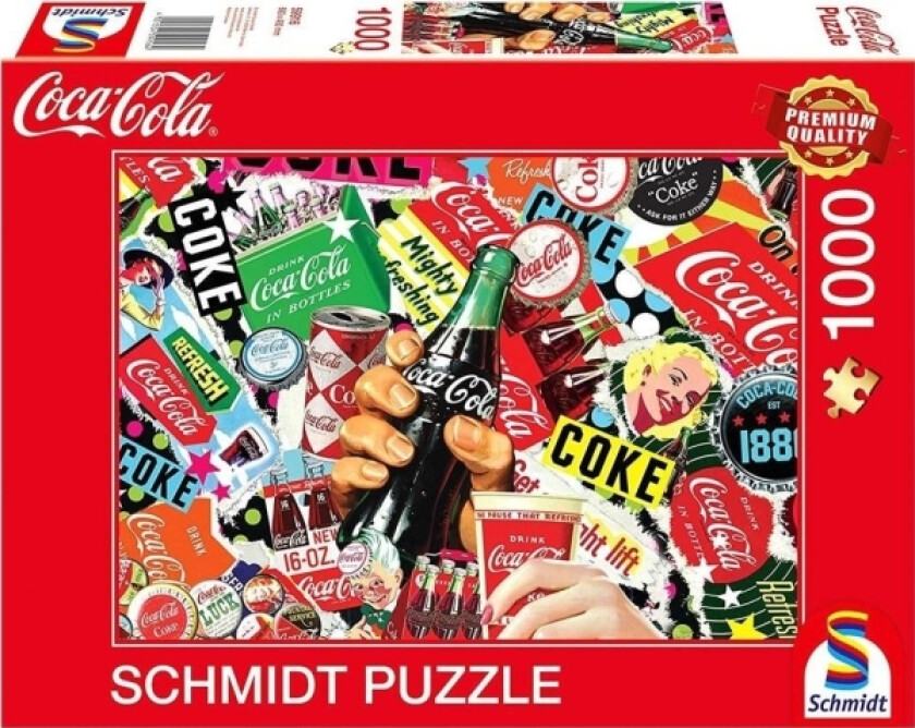 Schmidt Spill Coca Cola Er Det!, 1000 Stk