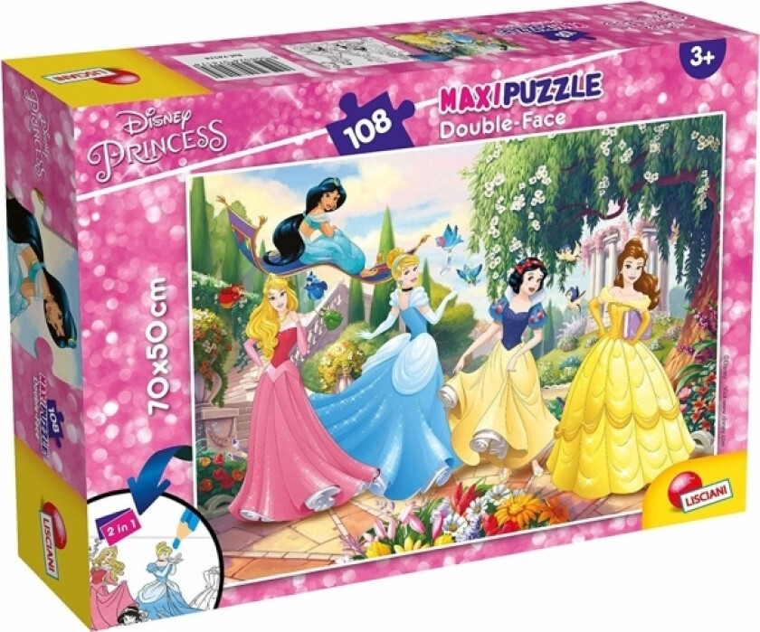 Puzzle Df Supermaxi 108 Princess Tit 1, 3 År