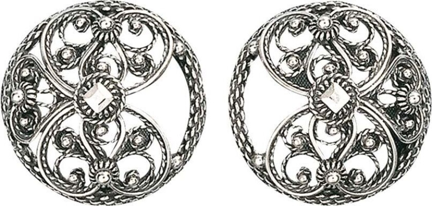 Maljer i 830 oksidert sølv, liten størrelse