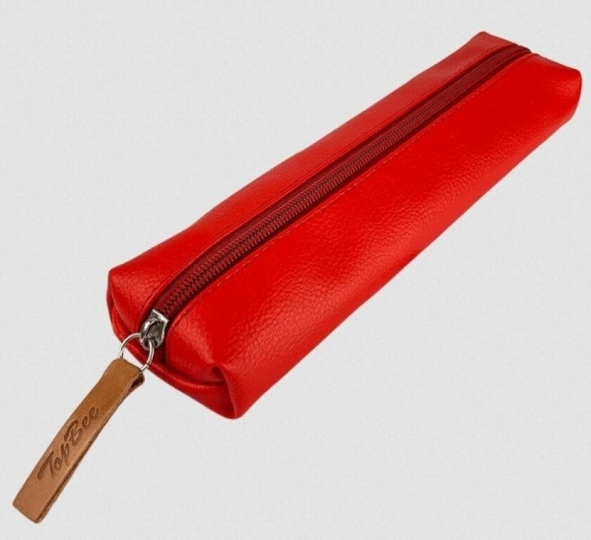 Pencil Case Bee-Bee Pencil Case Dachshund, Leatherette Red