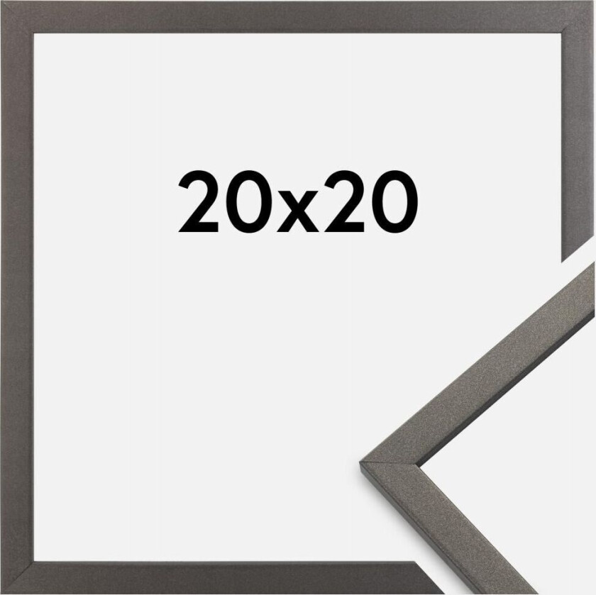 Ramme Edsbyn Grafitt 20x20 Cm