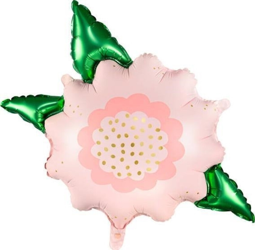 Partydeco Flower Folieballong, 56X47cm One Size