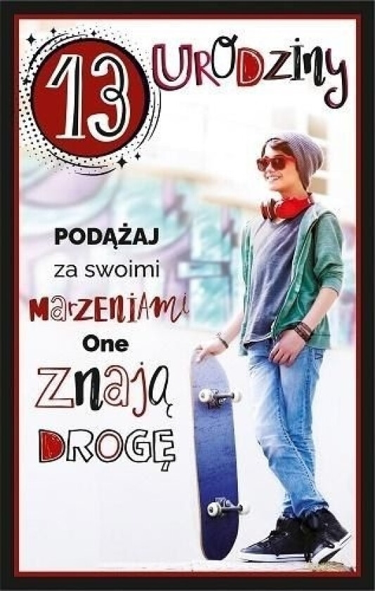 Abcard Gratulasjonskort Bursdag 13 U91