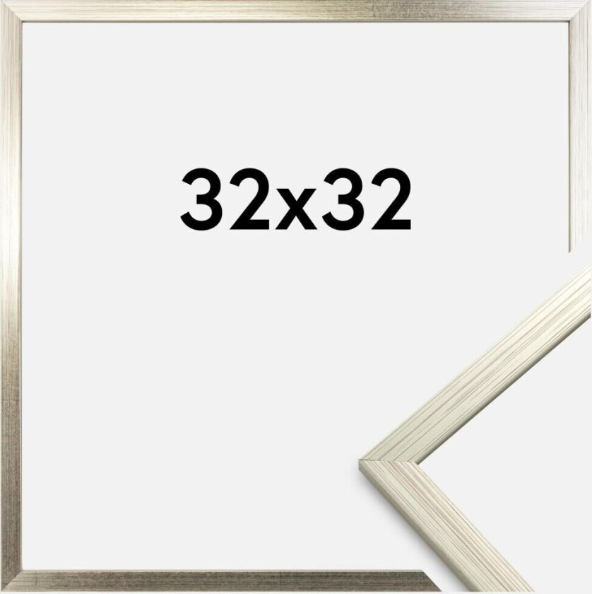 Ramme Edsbyn Akrylglass Sølv 32x32 Cm