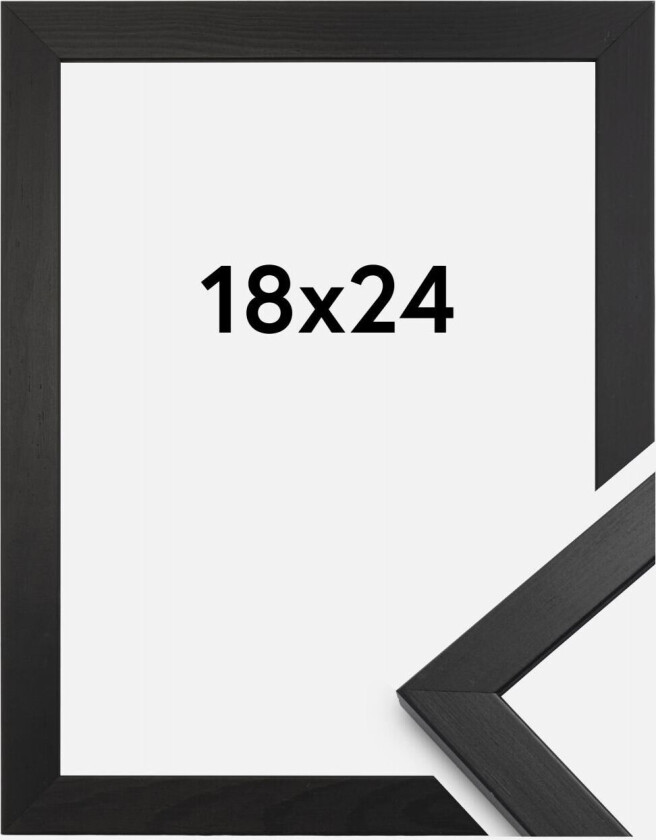 Ramme Stilren Akrylglass Svart 18x24 Cm