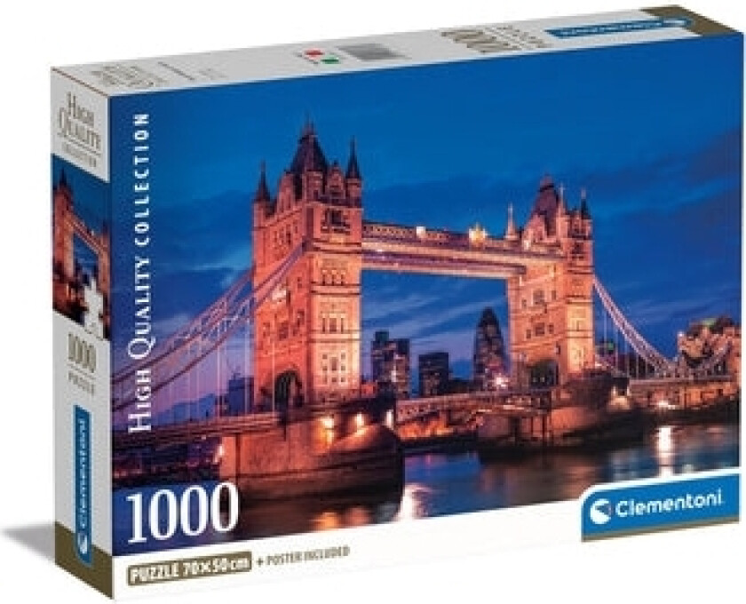 Tower Bridge At Night, 1000 Stykker, Bygninger, 10 År
