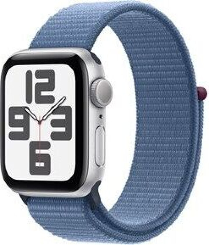 Watch SE GPS 40mm Silver Aluminium Case with Winter Blue Sport Loop