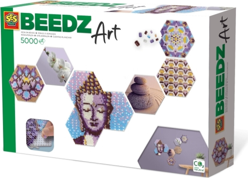 Ses Creative Beedz Hex Tiles Zen, 5000 Stykker, 12 År, Gutt/Jente, Barn, Flerfarget, Ikke For Barn Under 36 Måneder