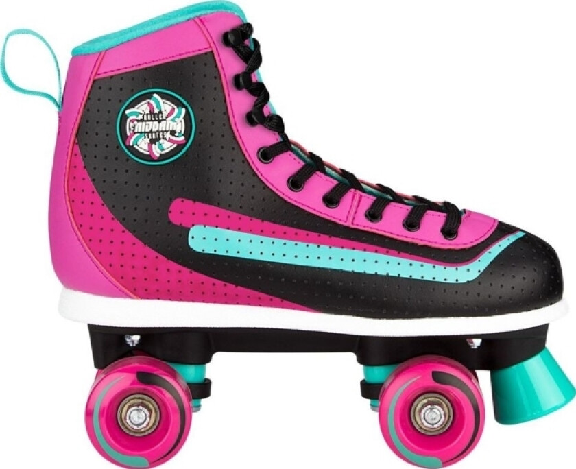 Rulleskøyter Retro Nijdam 52Rf 36 Sort/Smaragd/Magenta