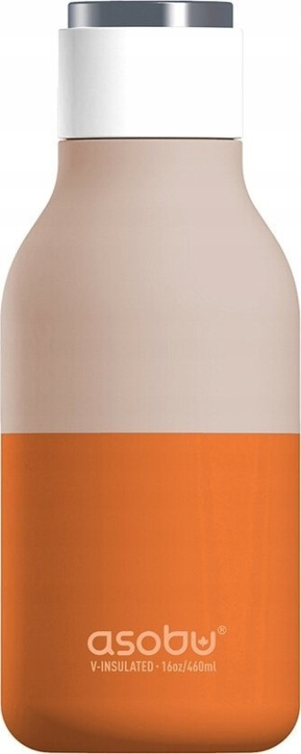 Asobu Asobu - Urban Water Bottle Pastell Orange - Termoflaske 460 Ml