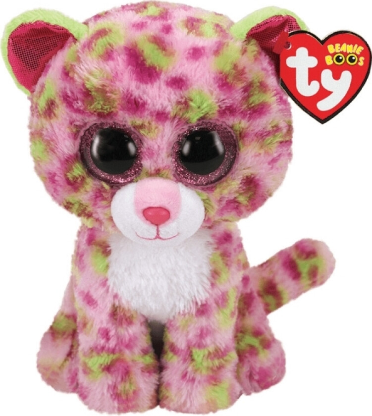 TY BEANIE BOOS Lainey rózowy leopard 24cm 36476