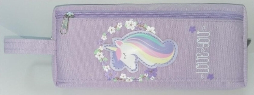Pencil Case Fresh Pencil Case Large Tube Unicorn Love You Fresh