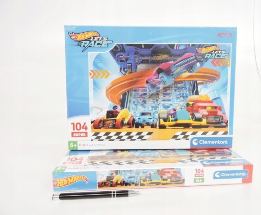 Puzzle 104El Super Hot Wheels 25777
