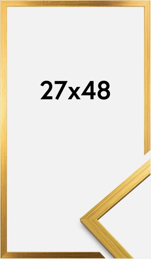 Ramme Edsbyn Akrylglass Gull 27x48 Cm
