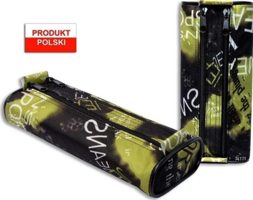 Warta Pennal Skolepenal War-1270, Oval, Sort Og Grønn Warta