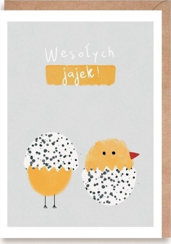 Gratulasjonskort Happy Eggs!, Øko K165