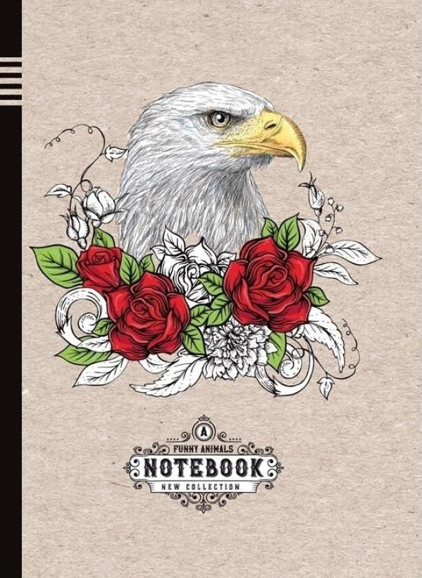 Fresh Dekorativ Notatbok 145X197/64K Rutenett Tw Eagle