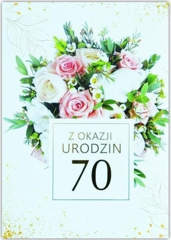 Gratulasjonskort 70-Årsdagen