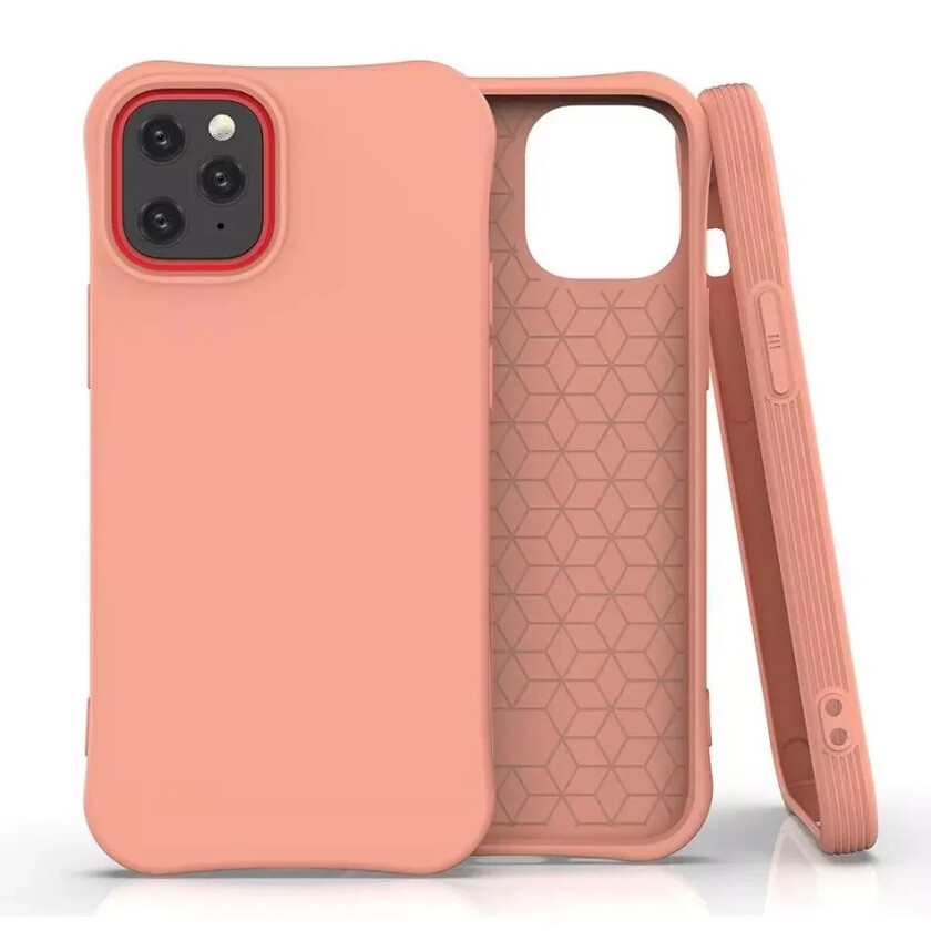 iPhone 12 / 12 Pro Hurtel Soft Color Case Fleksibelt Deksel - Oransje