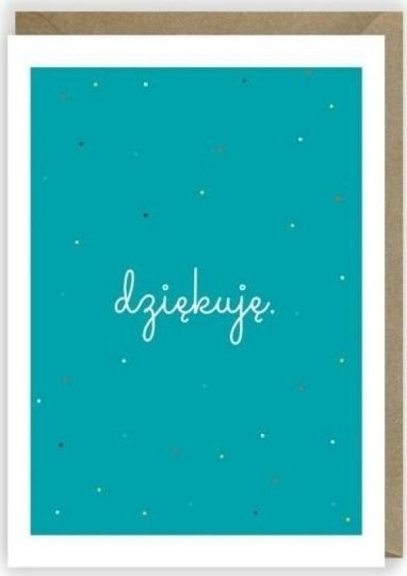 Gratulasjonskort, Øko-Konvolutt Takk K002