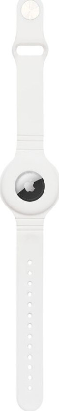 Silicone Flexible Case Armbånd Armbånd Anheng Veske For Apple Airtag Locator White