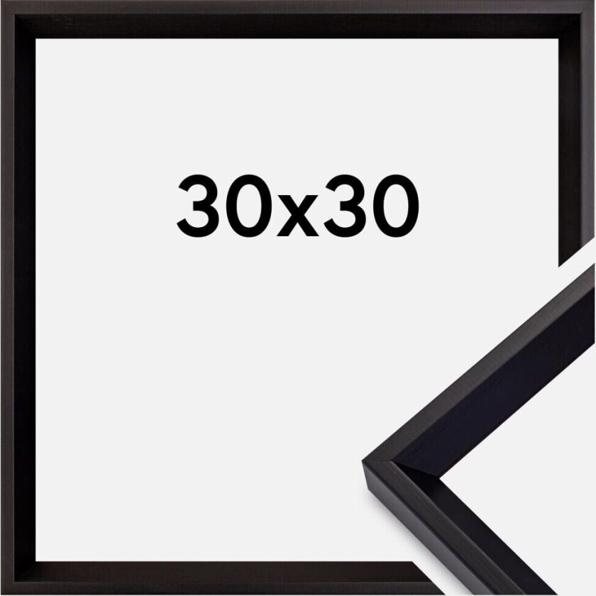 Ramme Globe Akrylglass Svart 30x30 Cm