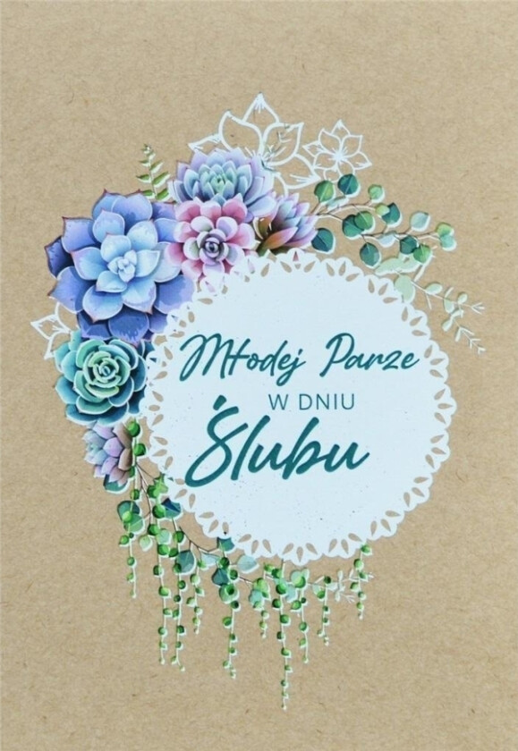 Bryllup Gratulasjonskort