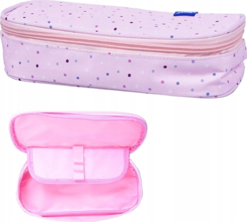 Pencil Case With Flap Pink 24Cm