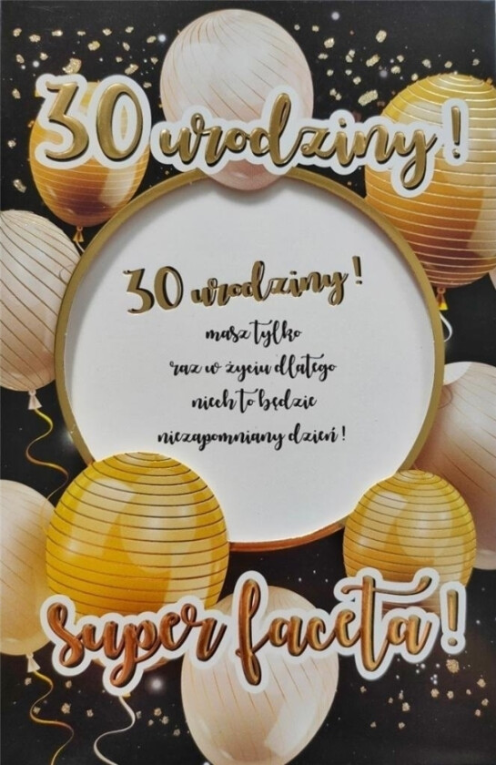 Bursdagskort 30 6K - 023